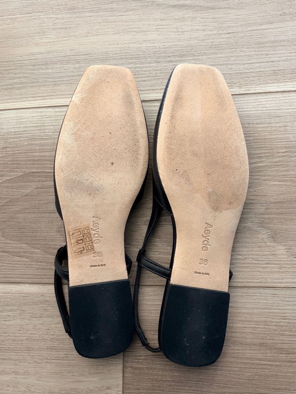Aeyde | Black Slingback flat | Size 38 (8) - Picture 4 of 5